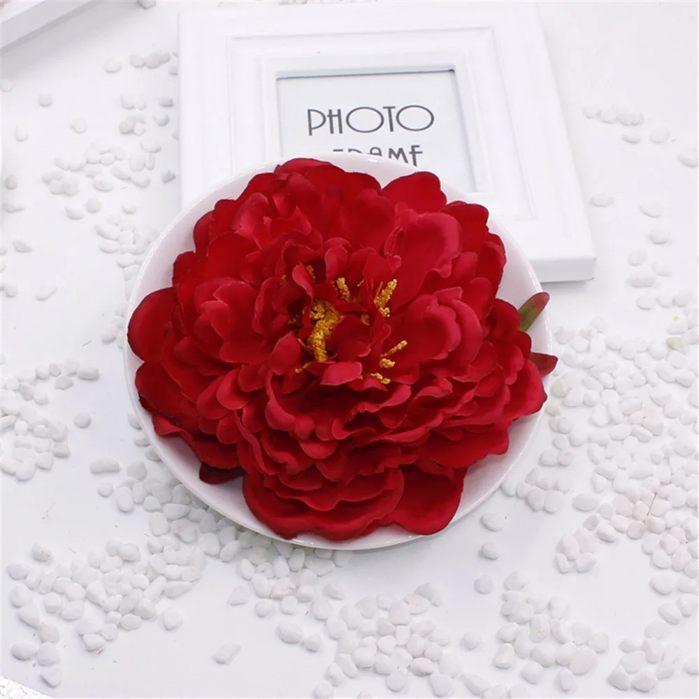 1 шт. большие искусственные цветы одинаковый параграф шелковая заколка для волос