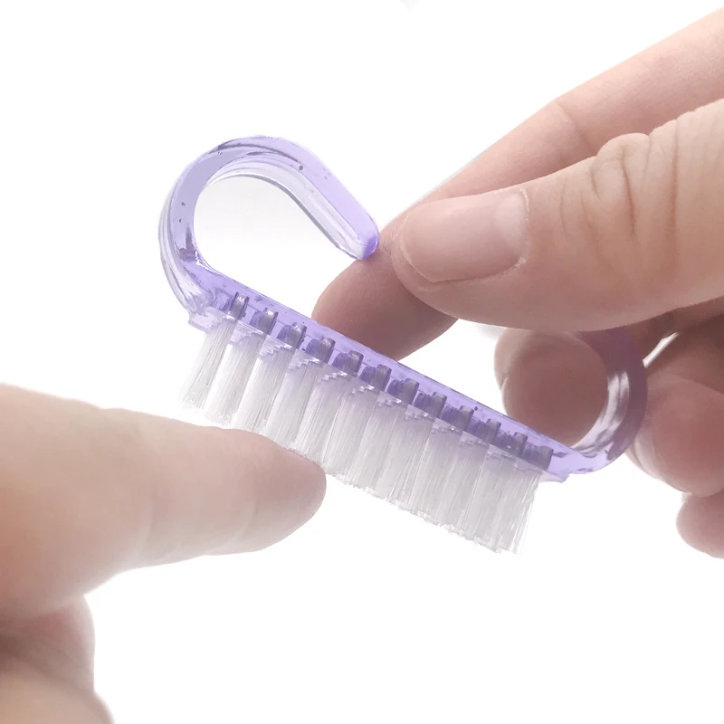 100 Pcs/lot Professional Nail Art Dust Brush Acrylic UV Gel Nail Art Dust Clean Brush Manicure Pedicure Tool Handle Nail Brushes