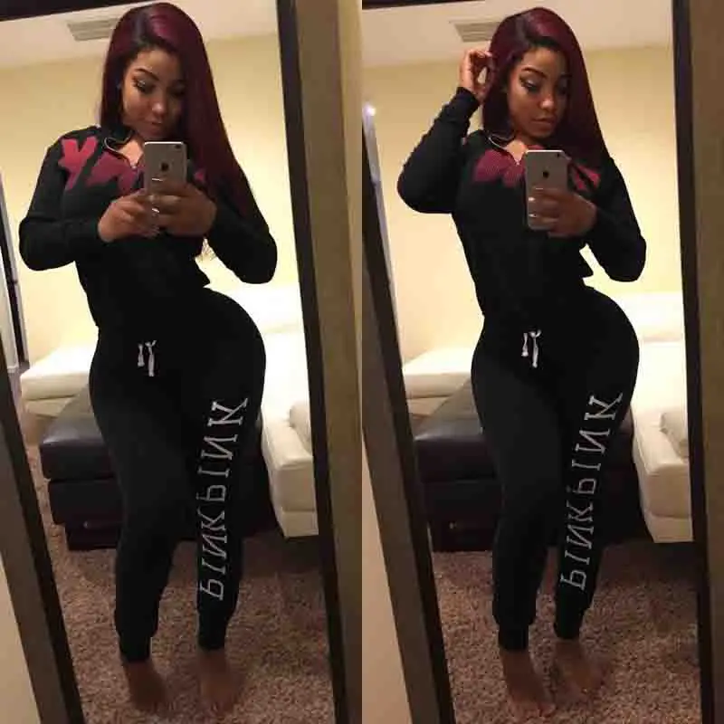 2017 Осень и зима длинный участок Женская мода нижнее белье Письмо Повседневный