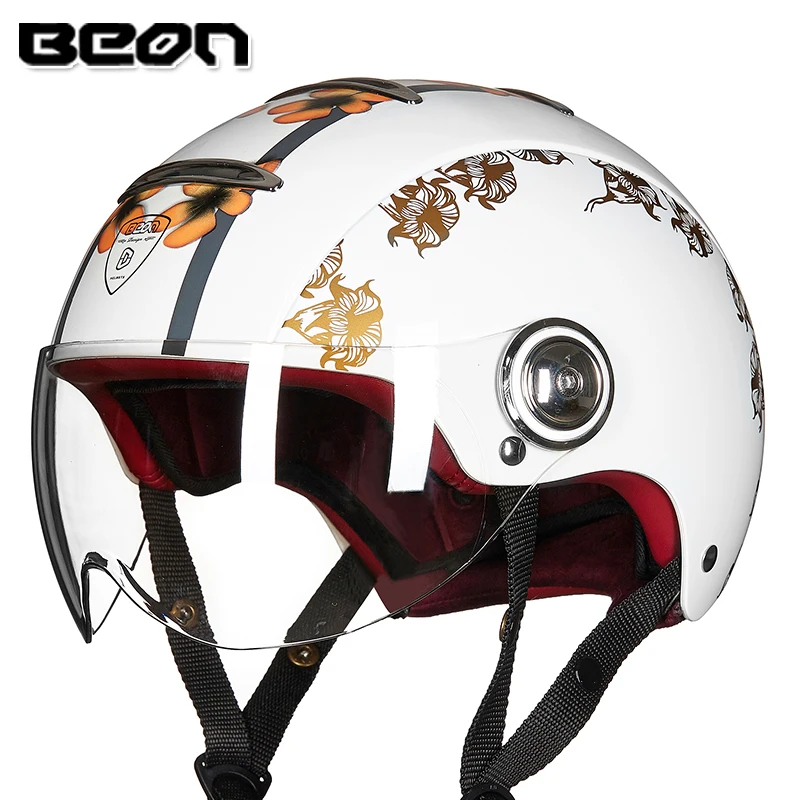 Beon B 105 винтажный мотоциклетный шлем Ретро скутер Moto Casque Casco Motocicleta ECE Approved|helmet