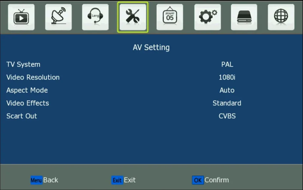 Цифровой наземный спутниковый ТВ приемник поддержка AC3 powervu Biss ключ CCcam IP tv DVB-T2 DVB-S2 V7S приемник спутникового сигнала
