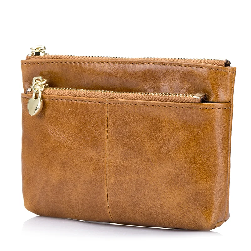 COMFORSKIN Multi-function European and American Key Wallet 2018 Guaranteed Premium Genuine Oil Waxing Leather Simple Coin Purse