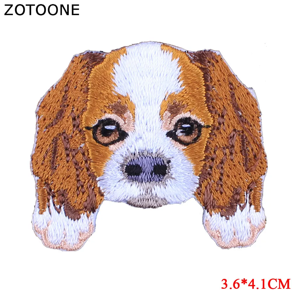 ZOTOONE нашивки в форме собак Diy наклейки милая нашивка Термотрансферная аппликация