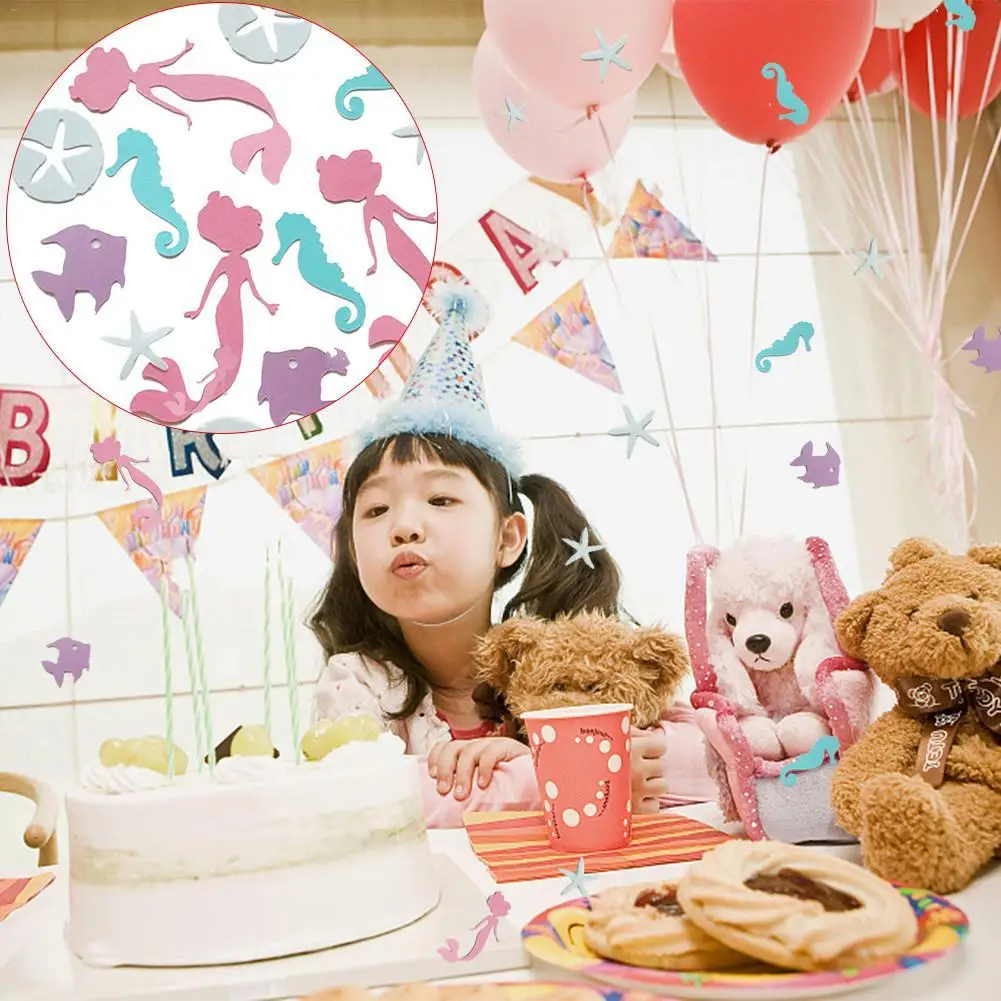 100 шт. вечерние конфетти с изображением животных динозавра на день рождения