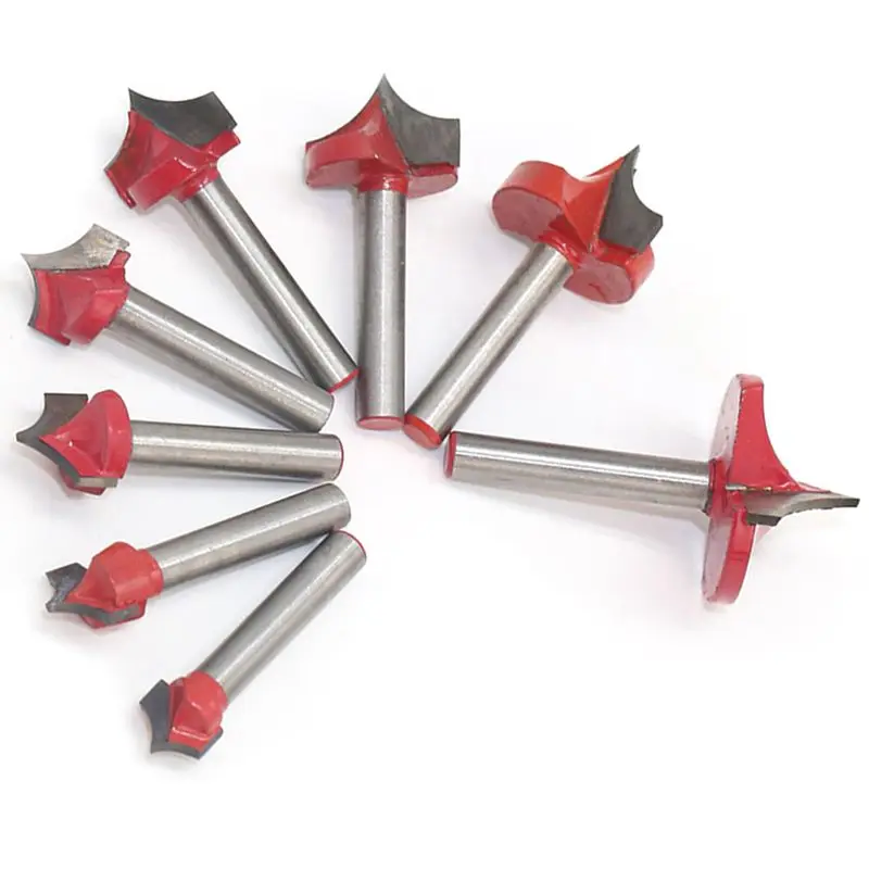 Фрезерный инструмент с 6 ручками двойными краями режущий дизайн гравировка