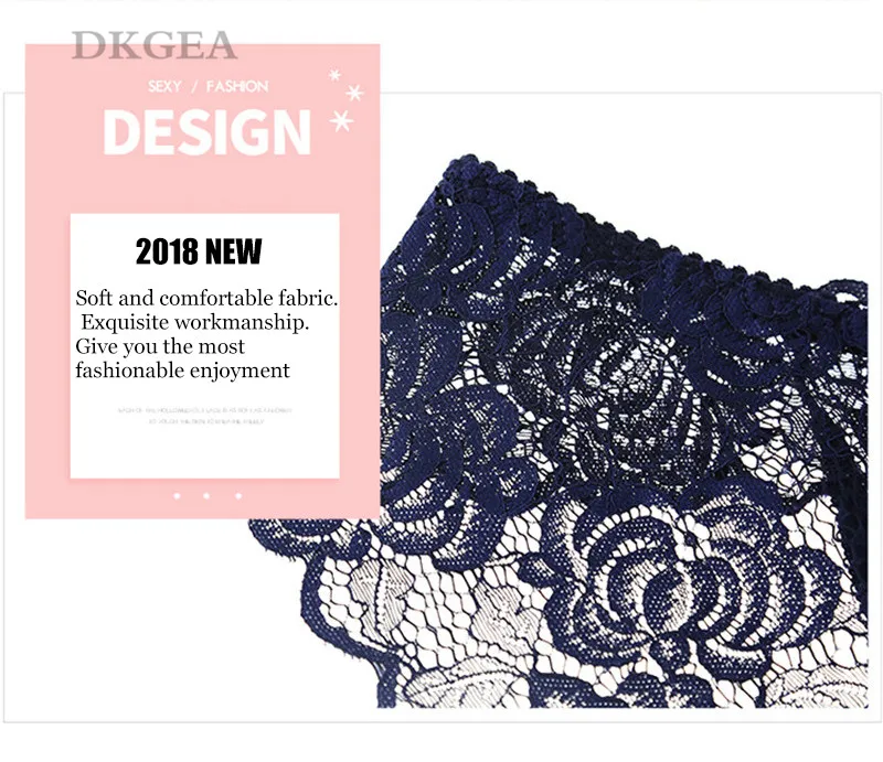 Новинка, синие кружевные трусики, женское нижнее белье размера плюс, XXL, XL, L, мягкие трусы, сексуальное нижнее белье с низкой посадкой, прозрачные трусики с вышивкой