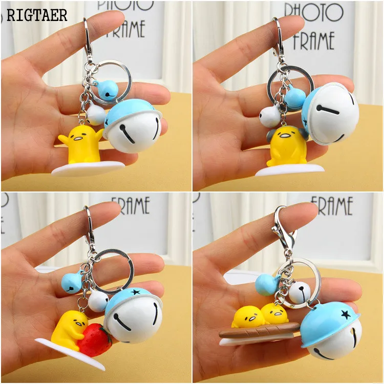 2017 детские игрушки новое кольцо для ключей с желтком и колокольчиками креативная