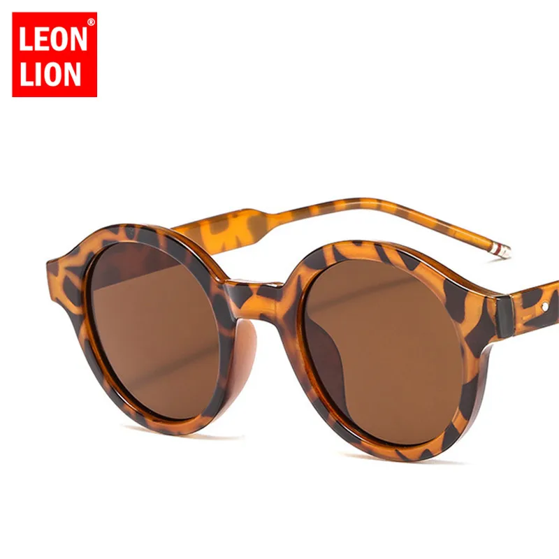 

LeonLion 2021 Driving Round Sunglasses Men Vintage Classic Sun Glasses Women UV400 Shopping Gafas De Sol De Los Hombres