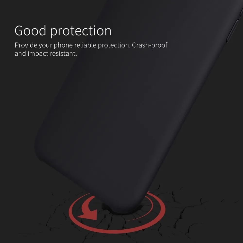 Для Apple iphone X XR чехол защитный чехол Nillkin Flex Pure Тонкий Мягкий Жидкий Силиконовый противоударный чехол для телефона чехол для iphone XS 11 Pro MAX