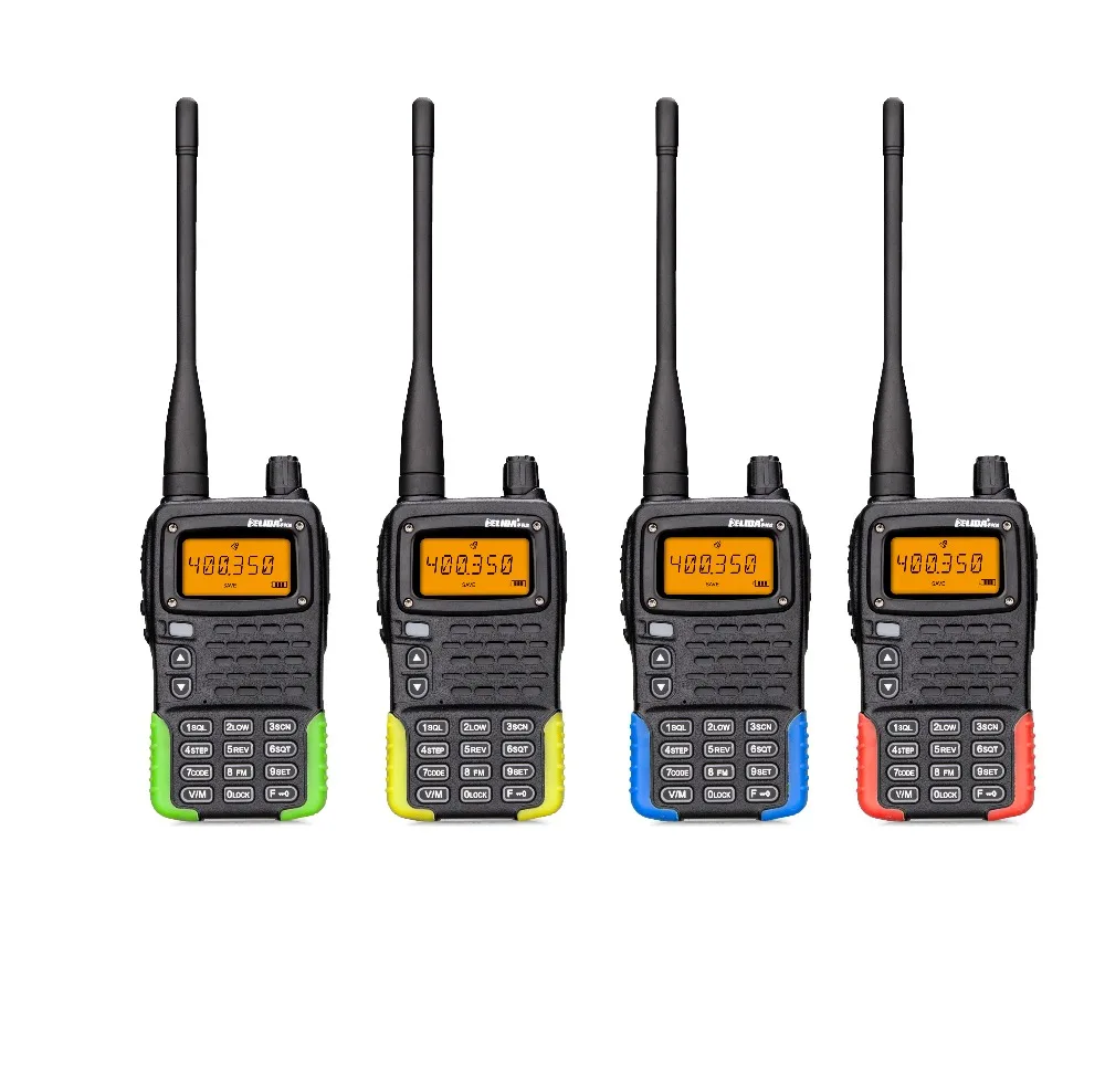 HELIDA T-6200 Two Way Radio High/Low Power Chioce 5W DUALDISPLAY VHF /UHF Dual Band 136-174/400-480MHz Walkie Taklie