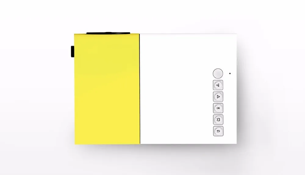 Новый Мини Портативный Проектор LED-HD ЖК-смарт Домашнего Кинотеатра Кино Видео