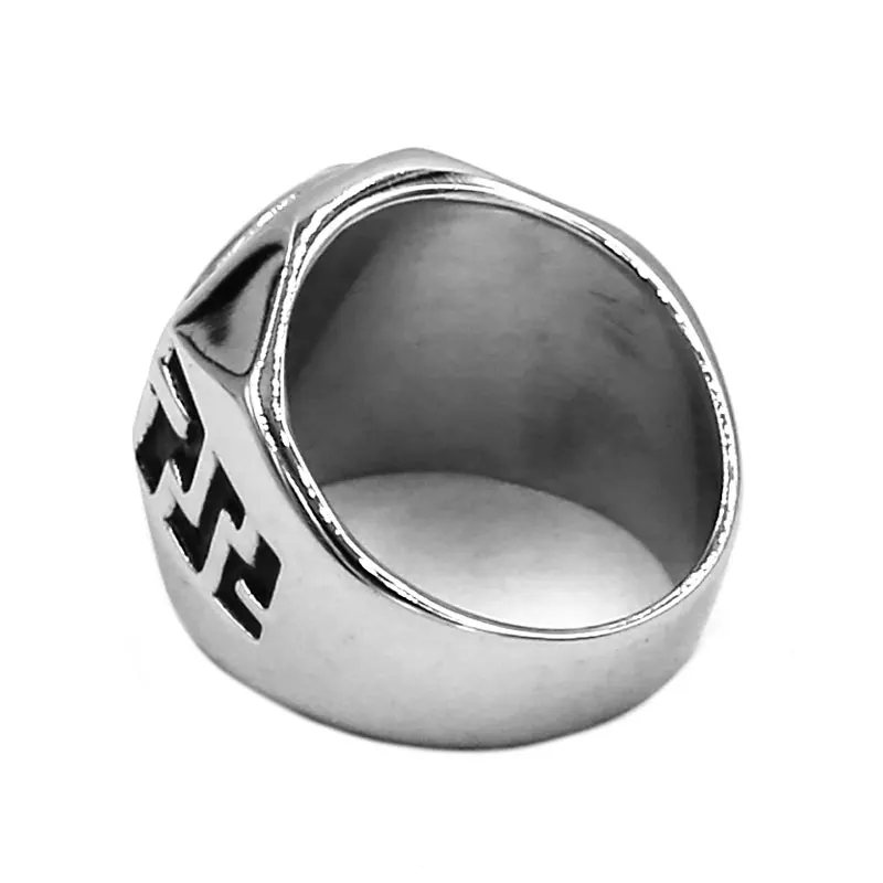 Claddagh байкерское кольцо с ирландским узором Ювелирное из нержавеющей стали