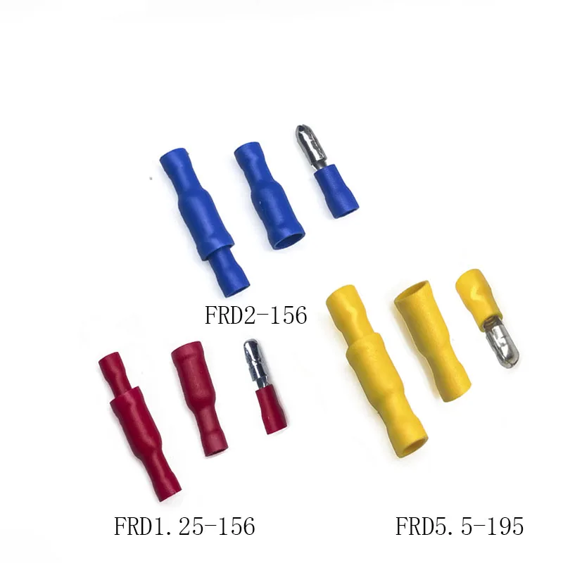 

100set MPD (FRD) 1.25-156 Bullet Male And Female Terminal Plug Crimp Wire Cable Connector Electric Wire Adapter Blocks