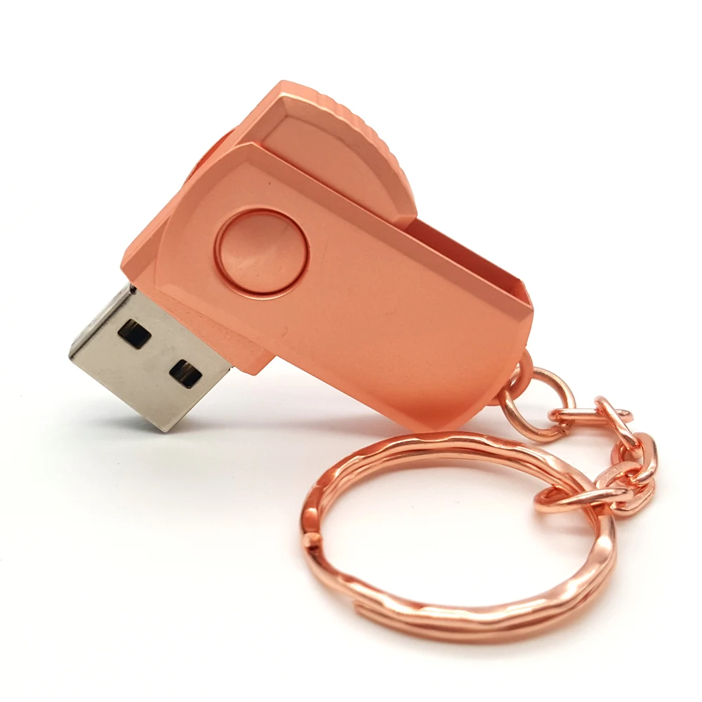 Бесплатная OTG адаптер USB 3 0 флешки Горячая продажа металлические поворотные 4G 8G 16G