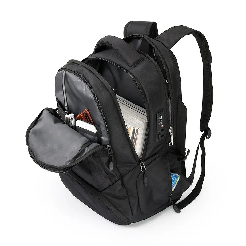 Дорожный рюкзак для ноутбука CROSSGEAR водонепроницаемый и приятный TSA 18 дюймов с