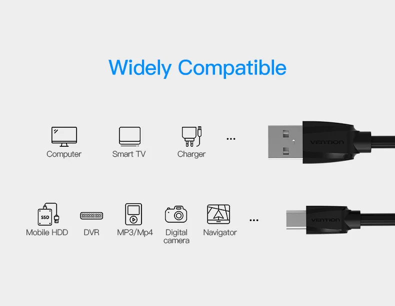 Vention Mini USB кабель Mini USB к USB кабель передачи данных для быстрой зарядки для сотового телефона цифровой камеры HDD MP3 MP4 плеер планшеты gps