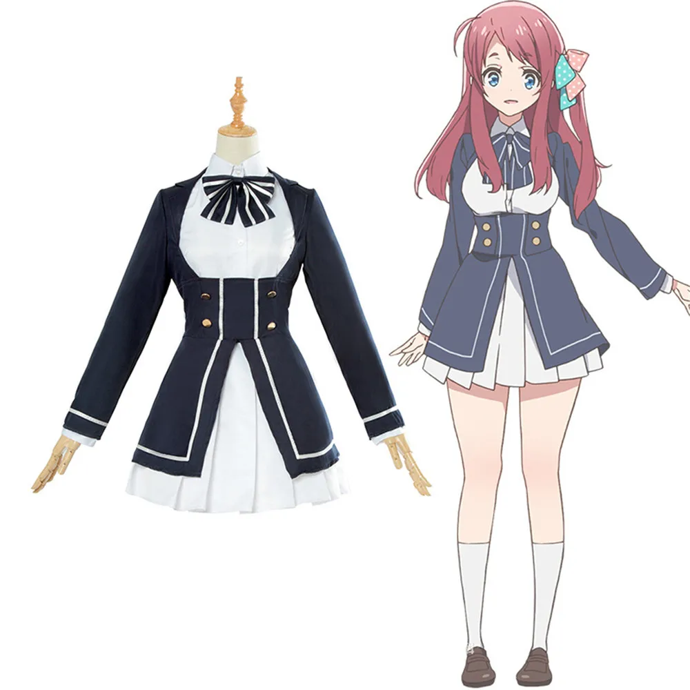 Ужасный аниме ZOMBIE LAND SAGA Zonbii Minamoto Sakura нарядный сценический Карнавальный костюм