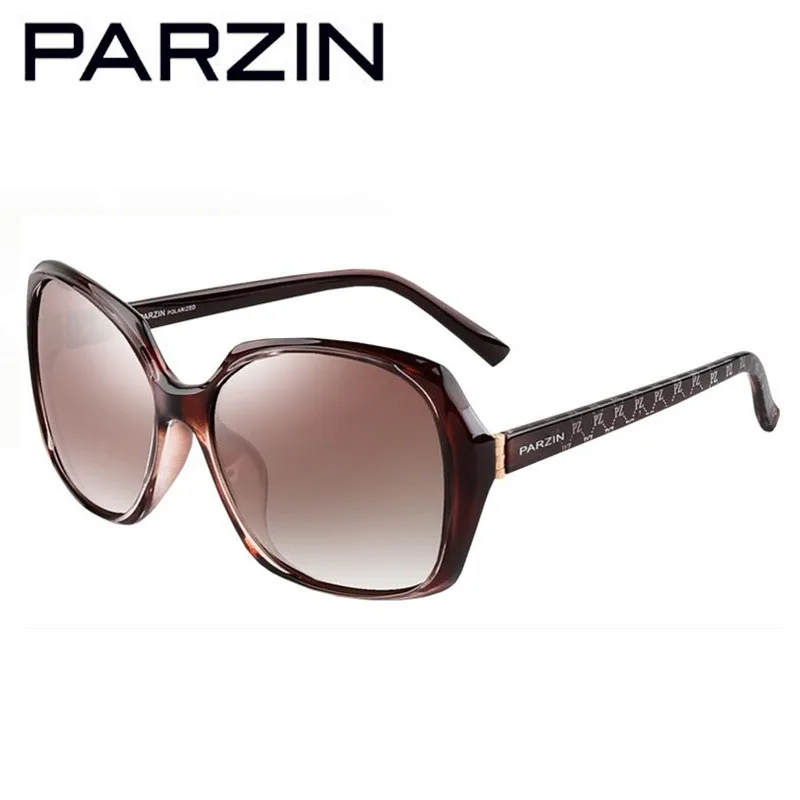 PARZIN Поляризованные Солнцезащитные очки женские модные негабаритные
