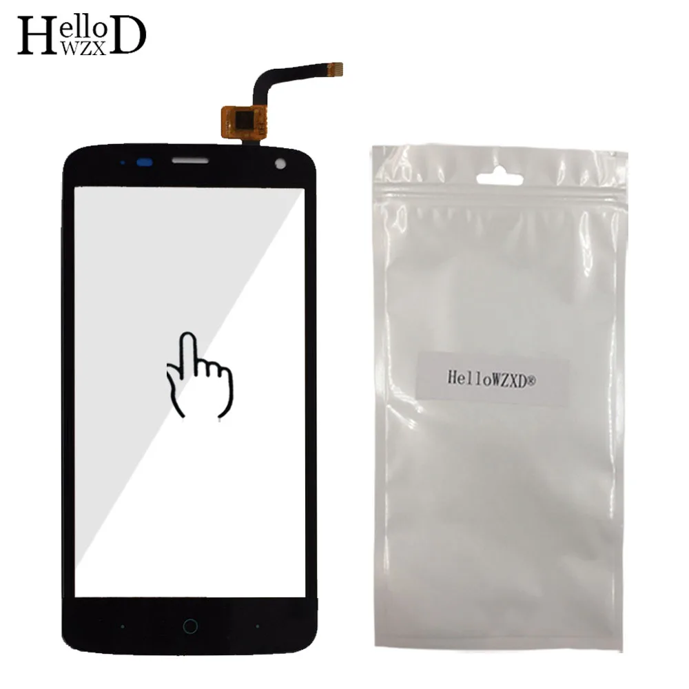 100% дигитайзер сенсорного экрана стеклянная панель для ZTE Blade L2 plus L370 C370 L2Plus клей