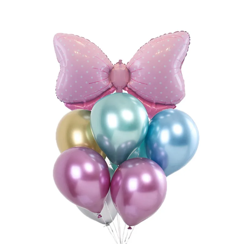 8 шт. Babyshower пол раскрыть фольга Воздушные шары День рождения украшения Дети Детские игрушки набор для домашней вечеринки гелиевые шары