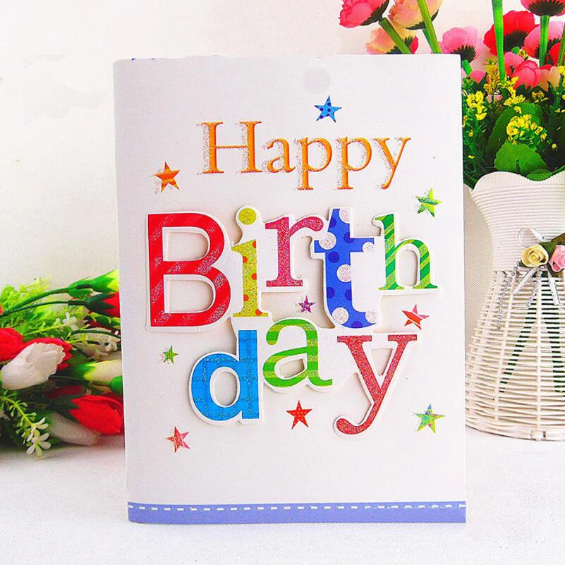 10 шт./лот детская музыкальная открытка на день рождения для студентов творческая