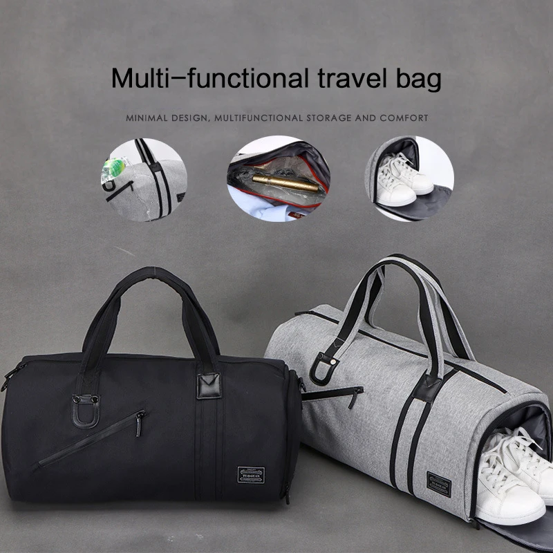 high quality Shoulder Portable Duffle Men Travel Hand Luggage Sports Bags Waterproof Big Bag for Male Large capacity suitcase B5 | Багаж и