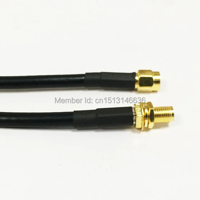 Новый коаксиальный кабель для модема с разъемом SMA типа папа|cable rp-sma|rp-sma cableadapter