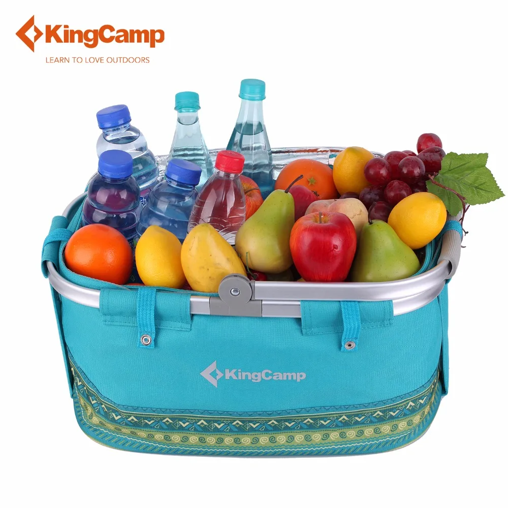 KingCamp двухслойная Съемная сумка наружная складная корзина-холодильник для