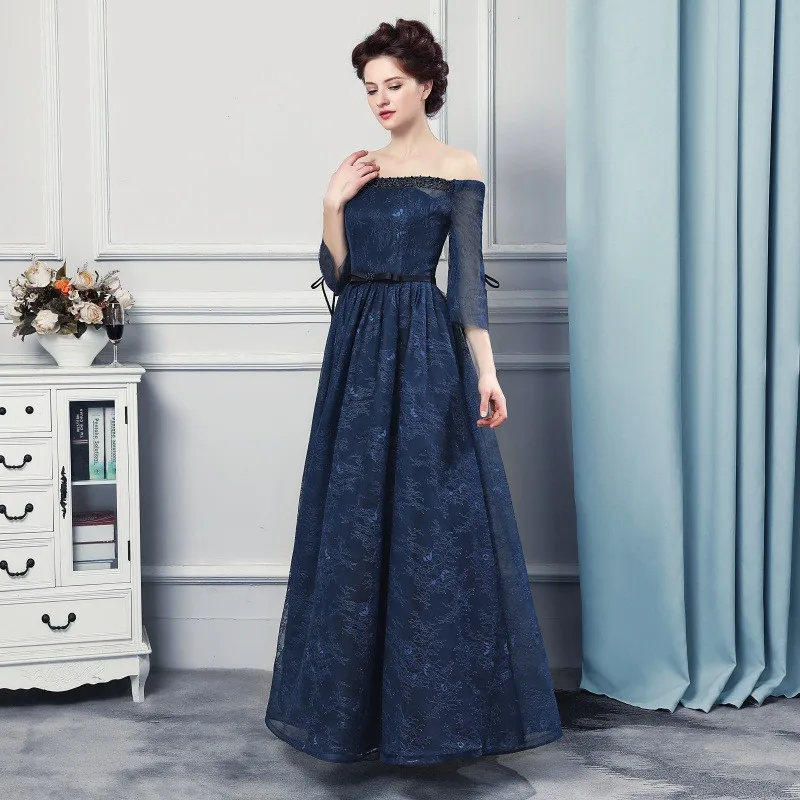Длинное вечернее платье Vestidos De Noite Para A Festa 2020 с открытыми плечами элегантные