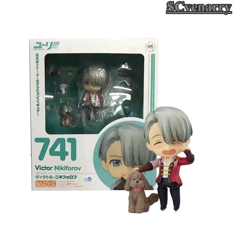 Nendoroid 741 # Виктор Никифоров аниме мультфильм фигурку ПВХ фигур коллекция игрушек