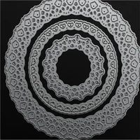 yinise metal cutting dies for scrapbooking stencil circle frame diy paper album cards making embossing folder die cut cuts mold