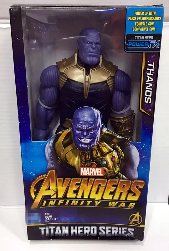 30 см Marvel игрушки Бесконечность войны танос Железный человек Паук Черная пантера
