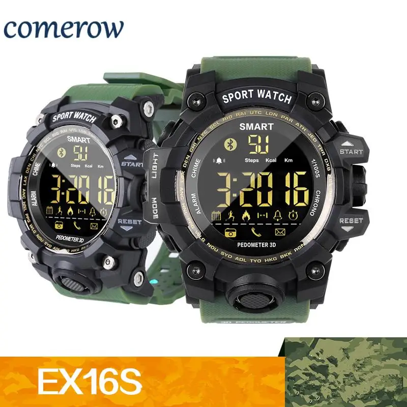 EX16S спортивные Смарт часы для мужчин фитнес трекер Браслет сна монитор