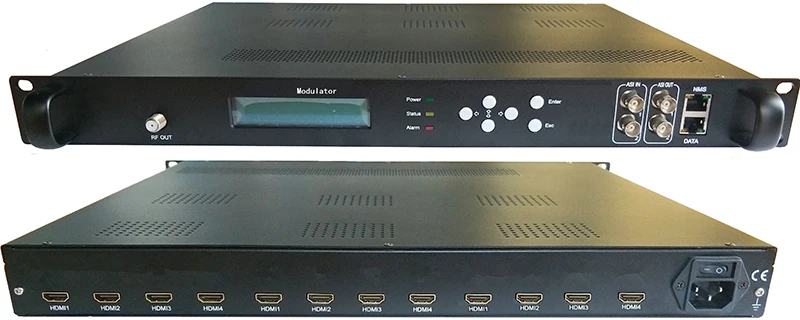 4 транспондера 1080P мульти HDMI к DVB-C/DVB-T/ATSC/ISDB-T кодировщик модулятор цифровой ТВ головной QAM RF модулятор VEK-4782I-12/16 - Цвет: 12 HDMI in