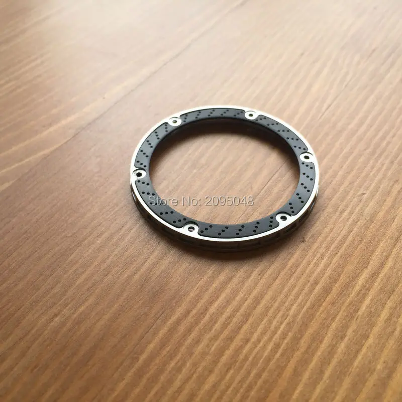 Высокое качество 3 в 1 углеродное волокно Часы Ободок isnert для ступицы HUBLOT king power 48 мм F1 корпус для часов с автоматическим подзаводом 703. ZM.1123.NR. FMO10