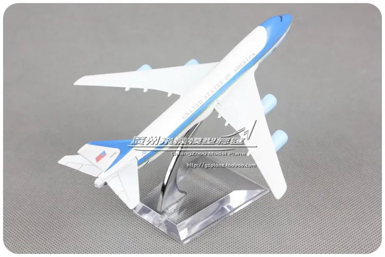 RIAN DAY 1/440 масштабный самолет модель игрушки ВВС один Боинг B747 16 см длина литой металлический самолет модель игрушки для коллекции, подарок