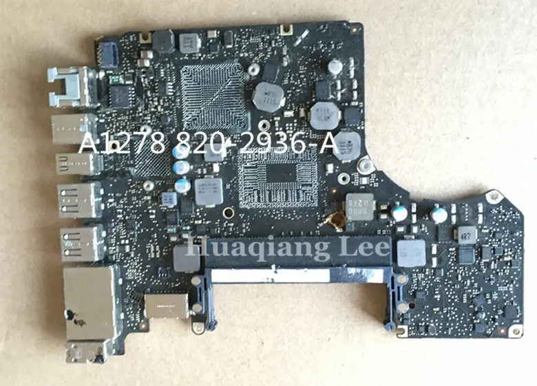 Материнская плата 820 2936 A/B для MacBook Pro 13 дюймов материнская A1278 MC700 MD313 MD314repair|board|board