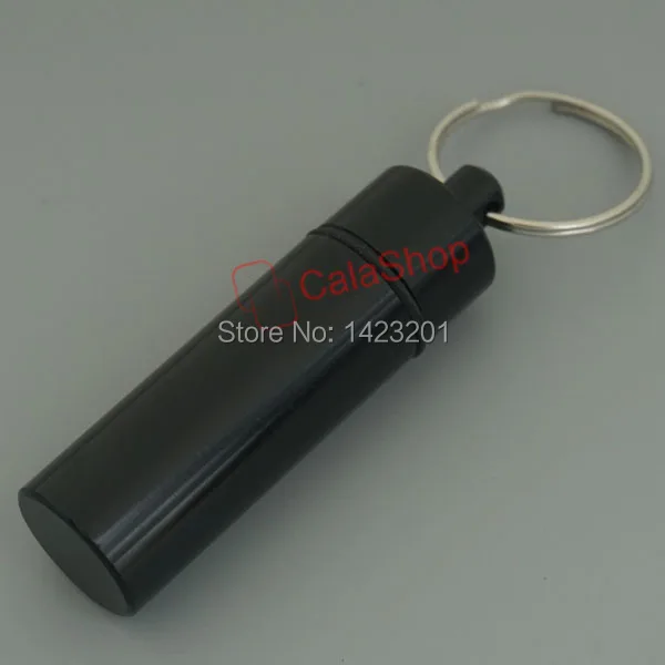 5 шт./лот капсульный Контейнер Брелок водонепроницаемый ящик для таблеток