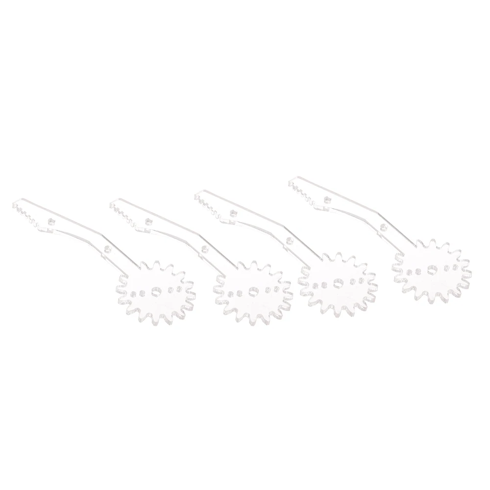 1 компл. легкая сборка акриловый робот кронштейн зажим крепление комплект с 9G