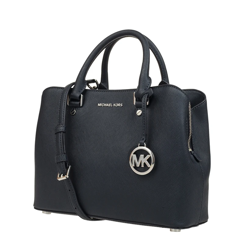Сумка мессенджер Michael Kors MK Savannah черная 30S6SS7S2L|Сумки с ручками| |