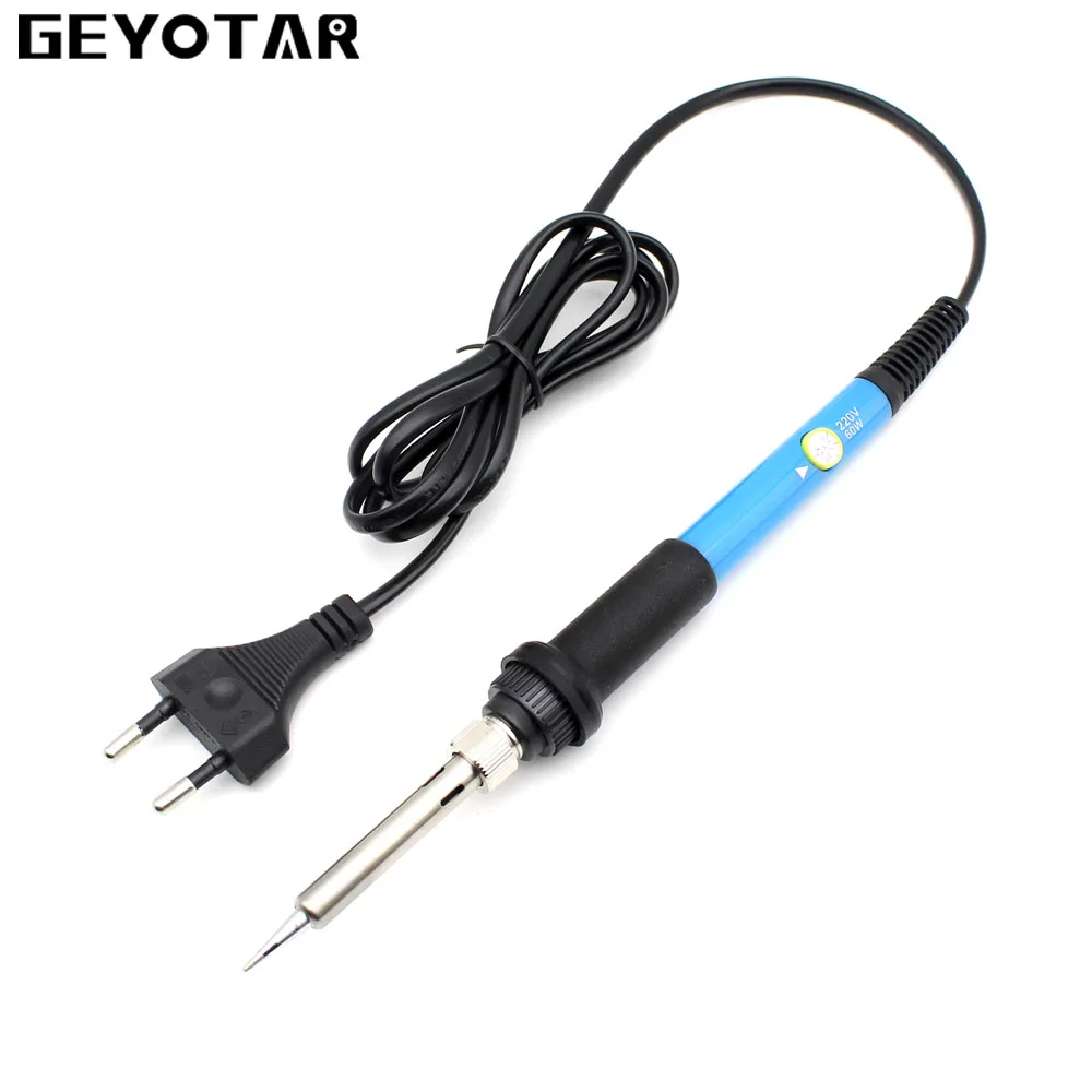 220 В/110 В 60 Вт EU/US Plug Регулируемая температура Электрический паяльник сварка