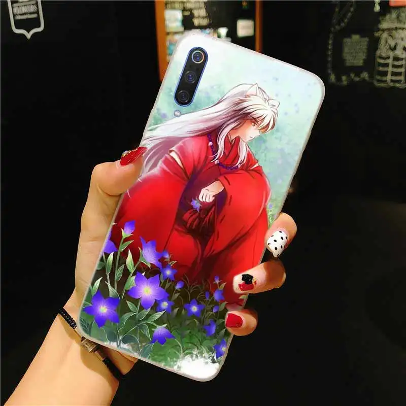 Soft Silicone Case For Xiaomi Mi 12 11 10 8 A3 A2 Cc9 Lite 9 11Pro 6x Ultra Cover Cartoon Anime Inuyasha | Мобильные телефоны и