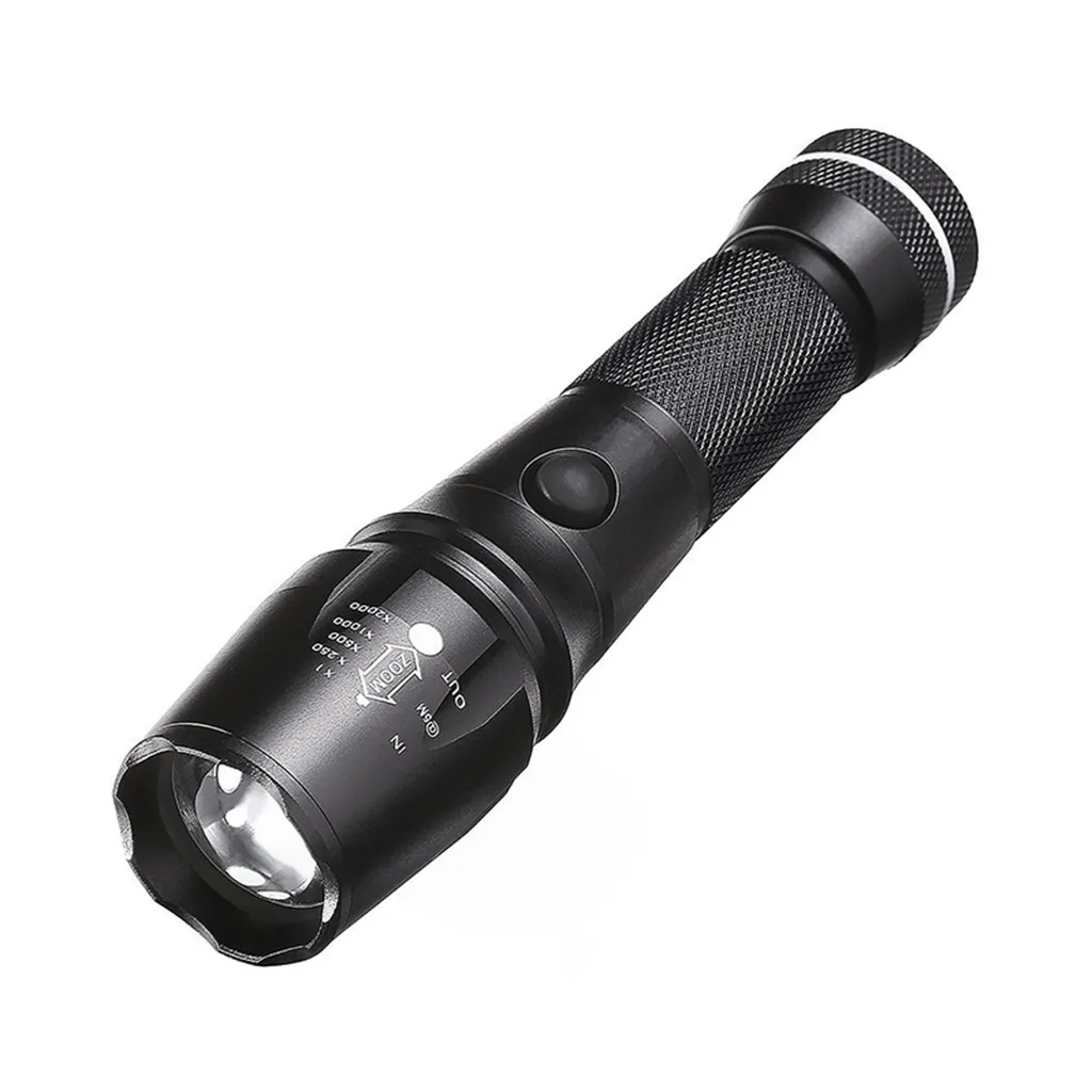 T6 Яркий Телескопический Фокусировочный фонарик с магнитной батареей 18650 уличный