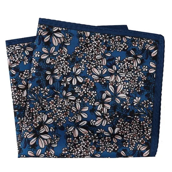 DPH045 Pocket Square Портной Смит Новое поступление большой размер костюм платок Печать Мягкий носовой платок для мужчин полотенце для сундуков круг волна цветочный плед носовой платок - Цвет: DPH045 Pocket Square