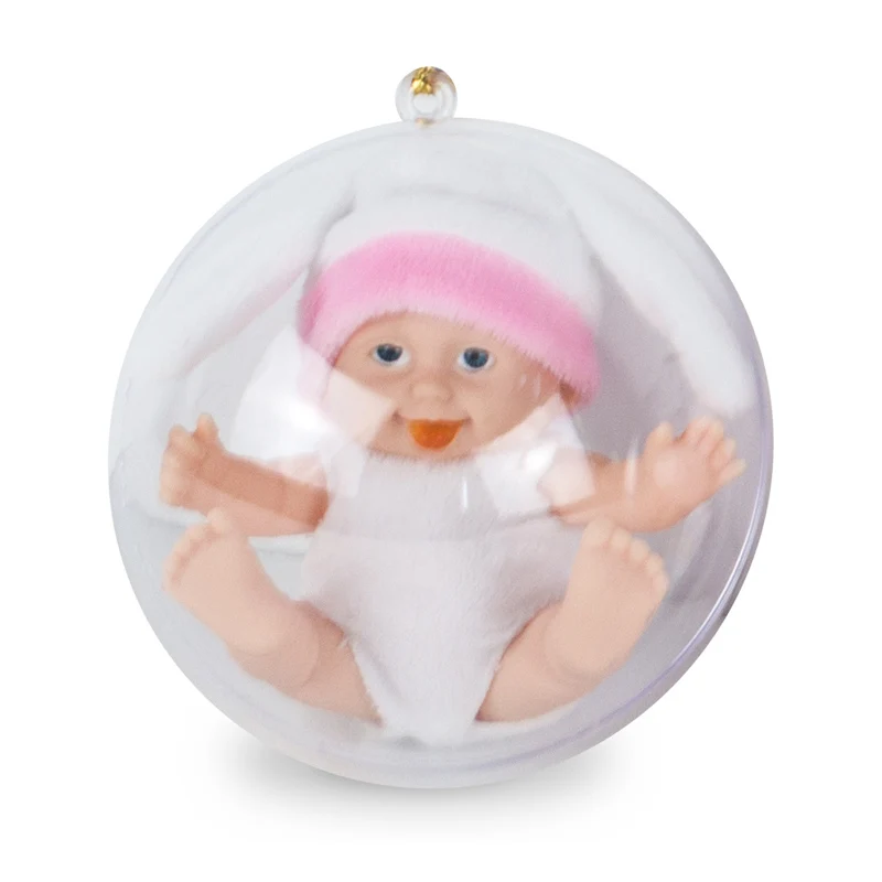Спящий ребенок ручной работы реалистичные Reborn Bebe кукла мяч игрушка для детей защитная оболочка прекрасный ребенок девочка мальчик куклы силиконовая принцесса