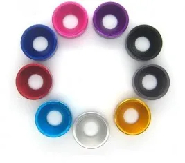 10PCS M3 Aluminum Alloy Counter-Sunk Screw Gasket Washer (Multicolor)