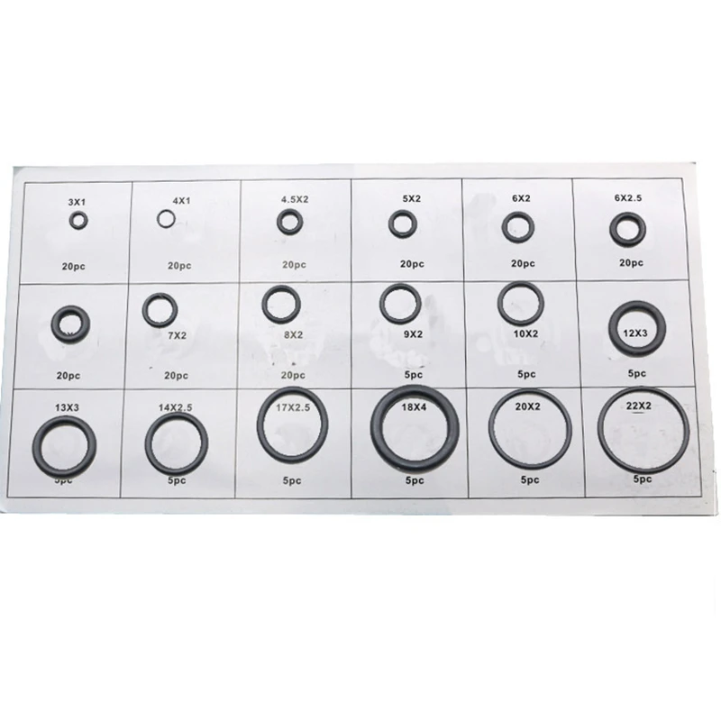 Черное резиновое уплотнительное кольцо 225 шт./лот уплотнительная прокладка 18
