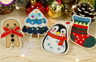 Мультфильм животных Брошь Ткань Фетр комплект не тканевые Craft DIY Вышивание ручной