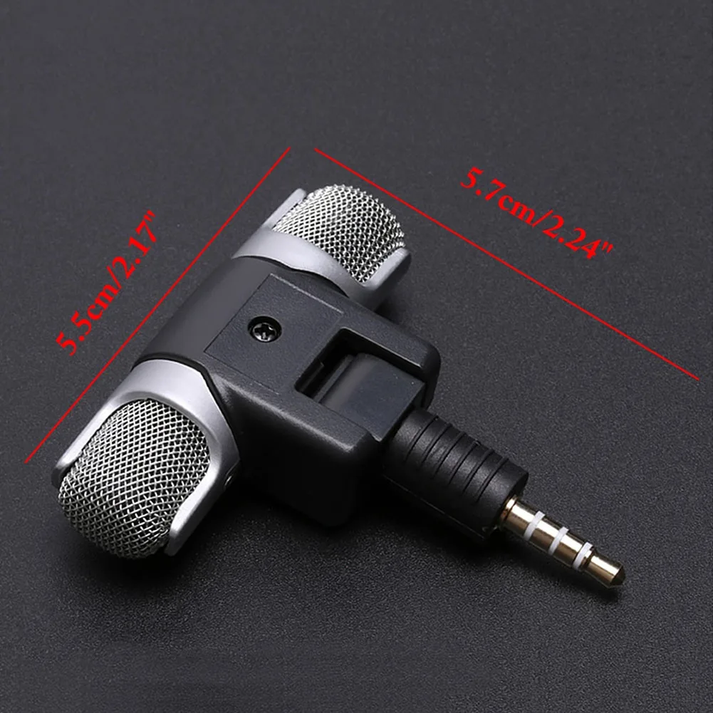 Jack Microphone Stereo Mic For Recording Mobile Phone Mini 3.5mm Studio Interview smartphone | Электроника