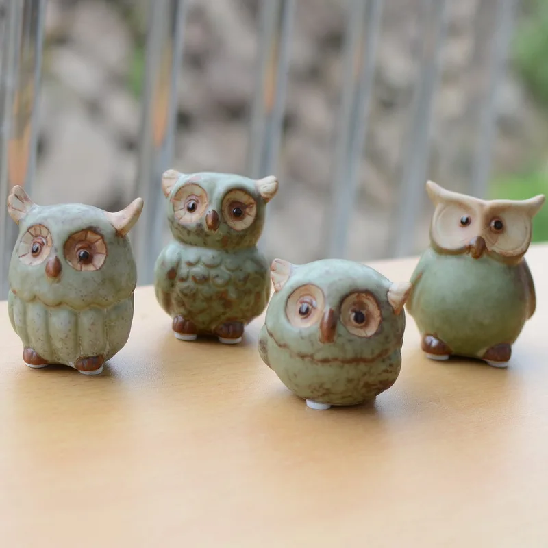 Керамическая сова украшение для дома искусство и ремесла креативные подарки